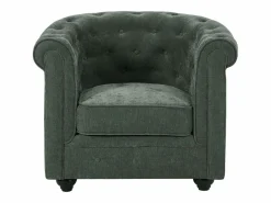 Vente-unique Sillón|Sofás Y Sillones|Lote de 2 sillones en tela color CHESTERFIELD