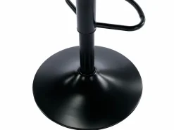 Vente-unique Muebles De Bar|Taburete Alto|Lote de 2 taburetes de bar de polipropileno y metal - - XAFY