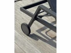 Lote de 2 tumbonas de aluminio y lona plastificada^Paris Garden Outlet