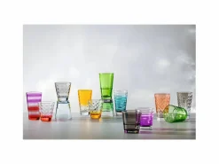 Leonardo Vaso|Lote de 6 vasos de colores 215 ml vaso multicolor