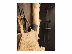 Essebagno Columna De Ducha|Luisa Columna de ducha mecánica gris metalizado