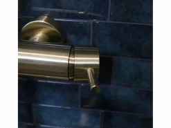 Luisa Columna de ducha mecánica oro cepillado 250^Essebagno Best