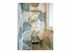 Luisa Columna de ducha mecánica oro cepillado 250^Essebagno Best