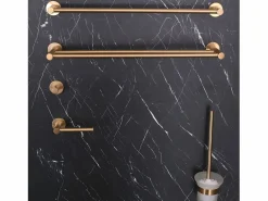 Essebagno Accesorios De Wc|Luisa escobilla para WC con soporte cobre cepillado