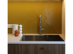 Essebagno Fregadero|Luisa Fregadero 1 seno grande 76x45 en acero inoxidable