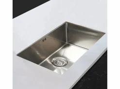 Essebagno Fregadero|Luisa Fregadero 1 seno grande 76x45 en acero inoxidable