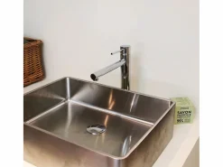 Essebagno Luisa mezclador alto de lavabo cromado Plateado Outlet