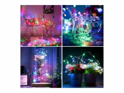 100M 600 LED Guirlande lumineuse Carnaval Mariage Extérieur Intérieur Jardin Éclairage, Multicolore Blanco Hot
