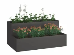 Maceta para Jardín | Jardinera | Macetero 100 x 60 x 45 cm Acero^ Clearance