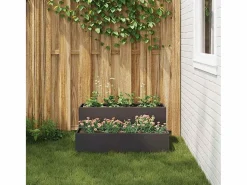 Maceta para Jardín | Jardinera | Macetero 100 x 60 x 45 cm Acero^ Clearance