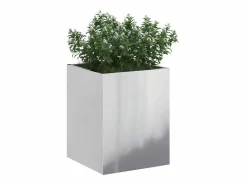 Maceta para Jardín | Jardinera | Macetero Acero galvanizado Plateado Hot
