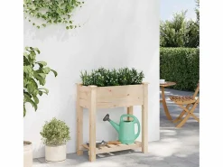 Jardinera|Maceta para Jardín | Jardinera | Macetero con estante 71 x 37 x 76.5 cm