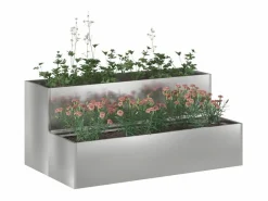 Maceta para Jardín | Jardinera | Macetero 100 x 60 x 45 cm Acero galvanizado^ Discount
