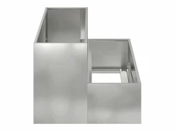 Maceta para Jardín | Jardinera | Macetero 100 x 60 x 45 cm Acero galvanizado^ Discount