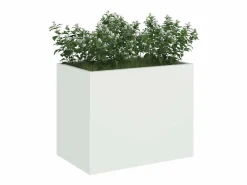 Maceta para Jardín | Jardinera | Macetero 50 x 32 x 40 cm Blanco Sale
