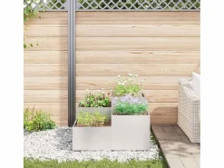 Maceta para Jardín | Jardinera | Macetero 100 x 100 x 48 cm Acero inoxidable^ Hot