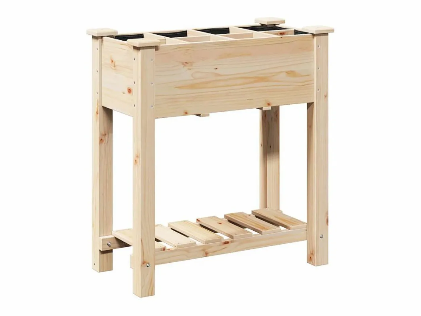 Maceta para Jardín | Jardinera | Macetero con estante 71 x 37 x 76.5 cm^