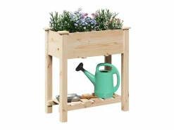 Maceta para Jardín | Jardinera | Macetero con estante 71 x 37 x 76.5 cm^