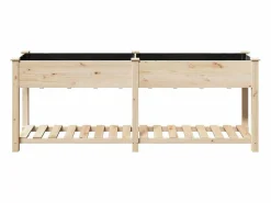 Maceta para Jardín | Jardinera | Macetero con estante 203 x 53 x 76.5 cm Beige Online