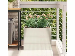 Maceta para Jardín | Jardinera | Macetero 50 x 32 x 40 cm Acero galvanizado^ Sale