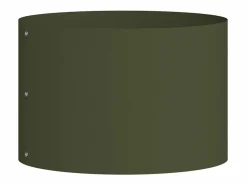 Maceta para Jardín | Jardinera | Macetero oliva 30 x 30 x 20 cm Acero Verde New