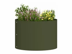 Maceta para Jardín | Jardinera | Macetero oliva 30 x 30 x 20 cm Acero Verde New
