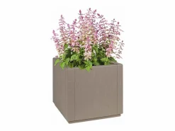 Maceta para Jardín | Jardinera | Macetero 36 x 36 x 35 cm Polipropileno Gris Online