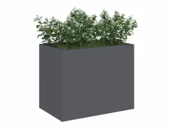 Maceta para Jardín | Jardinera | Macetero Antracita Acero laminado en frío Gris Outlet