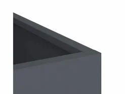 Maceta para Jardín | Jardinera | Macetero Antracita Acero laminado en frío Gris Outlet
