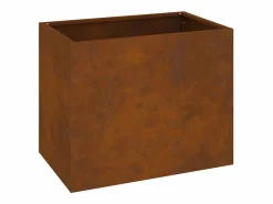 Macetero|Maceta para Jardín | Jardinera | Macetero Marrón 50 x 32 x 40 cm Acero Envejecido