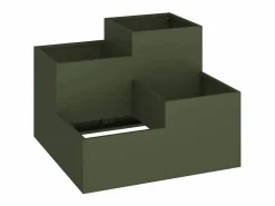 Maceta para Jardín | Jardinera | Macetero oliva 80 x 80 x 60 cm Acero Verde