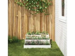Maceta para Jardín | Jardinera | Macetero 90 x 90 x 35 cm Acero^ New