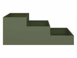 Maceta para Jardín | Jardinera | Macetero oliva 90 x 90 x 35 cm Acero Verde Online