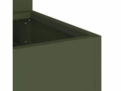 Maceta para Jardín | Jardinera | Macetero oliva 90 x 90 x 35 cm Acero Verde Online