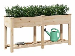 Jardinera|Maceta para Jardín | Jardinera | Macetero con estante 161 x 43 x 76.5 cm