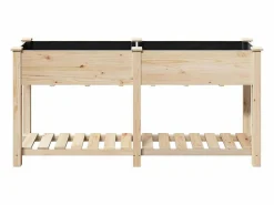 Jardinera|Maceta para Jardín | Jardinera | Macetero con estante 161 x 43 x 76.5 cm