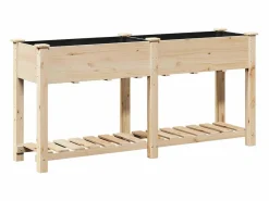 Jardinera|Maceta para Jardín | Jardinera | Macetero con estante 161 x 43 x 76.5 cm
