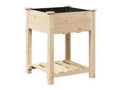 Jardinera|Maceta para Jardín | Jardinera | Macetero con estante 60.5 x 60 x 76.5 cm