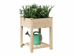 Jardinera|Maceta para Jardín | Jardinera | Macetero con estante 60.5 x 60 x 76.5 cm