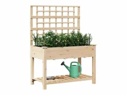 Jardinera|Maceta para Jardín | Jardinera | Macetero con estante 115 x 60.5 x 153 cm