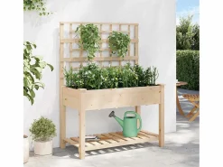 Jardinera|Maceta para Jardín | Jardinera | Macetero con estante 115 x 60.5 x 153 cm