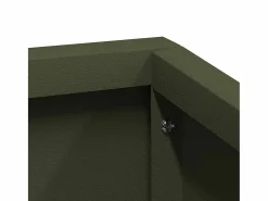 Maceta para Jardín | Jardinera | Macetero oliva 60 x 60 x 50 cm Acero^ Online