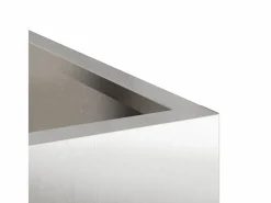 Maceta para Jardín | Jardinera | Macetero 50 x 32 x 40 cm Acero inoxidable^ Hot