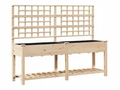 Jardinera|Maceta para Jardín | Jardinera | Macetero con estante 203.5 x 54 x 152.5 cm
