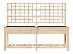 Jardinera|Maceta para Jardín | Jardinera | Macetero con estante 203.5 x 54 x 152.5 cm