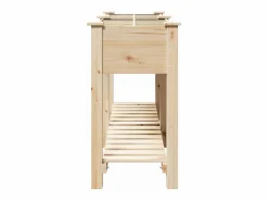 Maceta para Jardín | Jardinera | Macetero con estante 161.5 x 45 x 76.5 cm Beige New