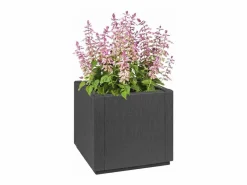 Maceta para Jardín | Jardinera | Macetero Antracita 36 x 36 x 35 cm Polipropileno^ Online