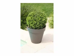Riviera Maceta Soleilla - Redonda Ø 60 x 53,6 cm - brillante - Gris Discount