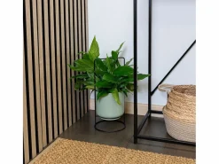 Macetero MOA Vinthera con asa acero claro Ø18x39 cm Verde Clearance