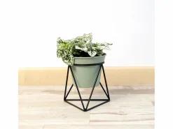 Macetero|Macetero MOA Vinthera con base triangular claro 15x14,5x12,5 cm